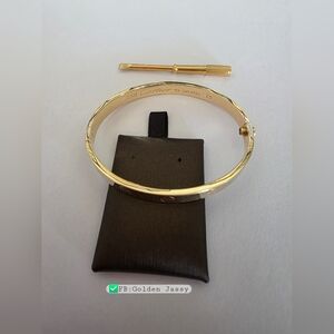 18K Real Gold Bangle Size 15 PreLoved
